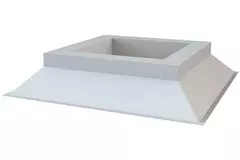 DOS-G geïsoleerde aluminium dakopstand 1100 x 400