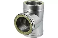 DW diameter 180 mm (180/230) T-stuk T90 I316L/I304 (D0,5/0,6)