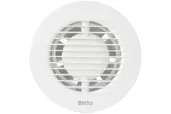 Badkamer ventilator rond Ø 100 mm wit - timer en vochtsensor - EA100HT