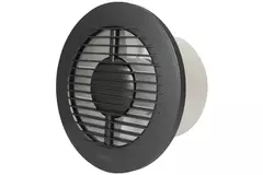 Badkamer ventilator rond Ø 100 mm antraciet - basis EA100A