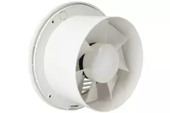 Badkamer ventilator rond Ø 150 mm wit met timer - EA150T