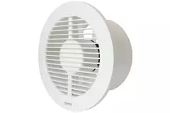 Badkamer ventilator rond Ø 150 mm wit met timer - EA150T