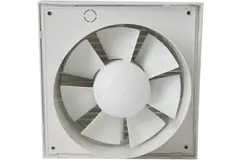 Badkamerventilator Ø 125mm wit met timer en vochtigheidssensor - Design EET125HT