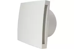 Badkamerventilator Ø 125mm wit met timer en vochtigheidssensor - Design EET125HT