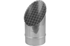 Eindstuk diameter 150 mm afgeschuind I316L (D0,5)