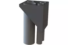 Extra verlenging kanalen 1300 mm i.p.v 650 mm
