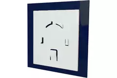 Air Roxy badkamerventilator met aansluitdiameter 125 mm met timer – kunststof front blauw