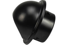 RVS bolrooster 100mm geveldoorvoer - EL-SS-B100 SS RAL9005