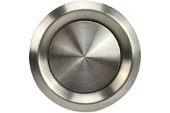 Vanne de ventilation en acier inoxydable 160mm entrée et sortie fixe avec ressorts de friction - DVI-C160