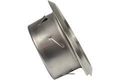 Vanne de ventilation en acier inoxydable 160mm entrée et sortie fixe avec ressorts de friction - DVI-C160