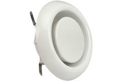 Ventilatie afvoer ventiel 100mm met klemveren - AVP-C100