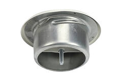 Ventilatie afvoer ventiel 125mm metaal - E-DVS125 RAL9010