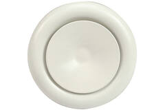 Soupape de ventilation 160 mm métal - S-DVS160 RAL9010