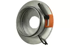 Irisklep 250 mm - Sendzimir verzinkt staal - IRIS250