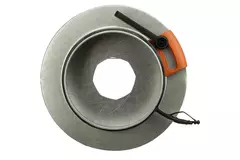 Irisklep 80 mm - Sendzimir verzinkt staal - IRIS80