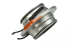 Irisklep 250 mm - Sendzimir verzinkt staal - IRIS250