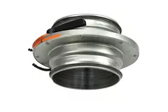 Irisklep 250 mm - Sendzimir verzinkt staal - IRIS250