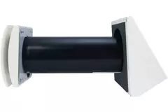 Decentrale WTW  HRU wall Ø100 met 25 m³/h - HRU-WALL-100-25-PEG