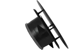 Imaginair RLV ventiel groot Ø 125 mm  - montageveren + ring - zwart