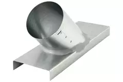 Aftak stuk diameter 80 mm 45 graden