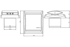 Itho Daalderop badkamerventilator Ø100 mm- wit met timer en vochtsensor BTV-N203 HT