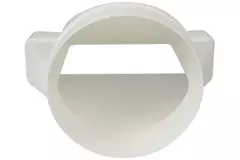 Rechthoekig kunststof verloop Ø125mm - 220X55mm - KSD25-125