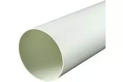 Ronde kunststof ventilatiebuis 100 mm - 0,5 meter A100-0.5