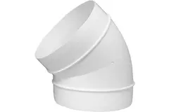 Ronde kunststof 45 ° bocht diameter: 150 mm AL150-45