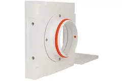 Ergovent instucbaar frameloos ventilatieventiel vierkant 100 mm