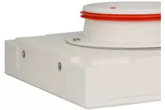 Ergovent instucbaar frameloos ventilatieventiel vierkant 100 mm