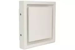 Ergovent instucbaar frameloos ventilatieventiel vierkant 100 mm