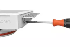 Ergovent instucbaar frameloos ventilatieventiel vierkant 100 mm
