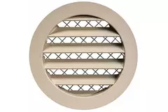 Aluminium rooster Ø125 beige - MRA125Y - RAL1015