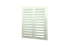 Metalen rechthoekige sleuf rooster 260x280 wit - MR2628