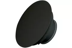 Imaginair RLV ventiel groot Ø 125 mm  - montageveren + ring - zwart