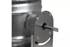 Motorbediende regelklep Ø 200mm voor spirobuis