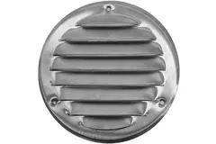 Metalen ventilatierooster rond 100 mm aluminium - MR100AL
