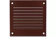 Metalen rooster 100x100mm bruin - MR1010B