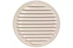 Metalen ventilatierooster rond Ø160 mm beige - MR160Y - RAL1015