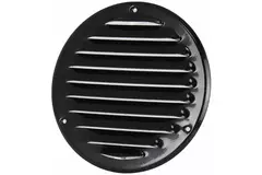 Metalen ventilatierooster rond Ø160 mm zwart - MR160M - RAL9005