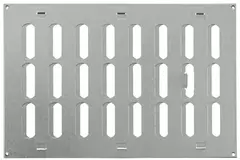 Metalen rooster verstelbaar 300x200 gegalvaniseerd - MR3020RZn