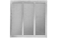 Grille métal 300 x 300 mm zinc - MR3030Zn