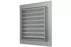 Grille métal 300 x 300 mm zinc - MRF3030Zn