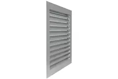 Grille métal 300 x 300 mm zinc - MRF3030Zn