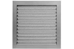 Grille métal 300 x 300 mm zinc - MRF3030Zn