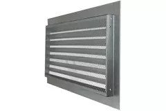 Grille métal industriel 500 x 200 mm zinc - MRF5020Zn