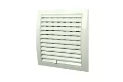 Muurrooster regelbaar 190x190 wit N12R