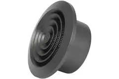 Rond ventilatierooster grill Ø125 mm antraciet - NGA125A