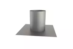 Plakplaat rond 125 mm (135) (sendzimir verzinkt)
