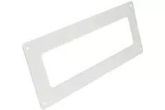 Rechthoekige kunststof muurflens 220X55mm - KF25
